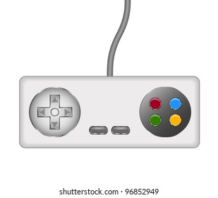 Retro controller (joystick) with cable