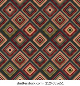 Retro creative geometric pattern, geometric mosaic seamless work