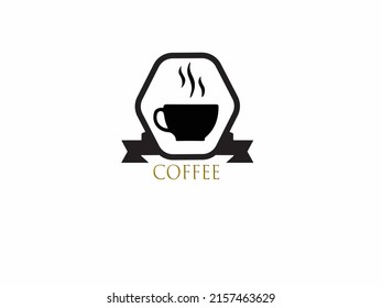 Retro Cup of Coffee. Vector Illustration of Vintage Coffee Mug