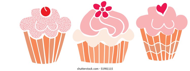 retro cupcakes