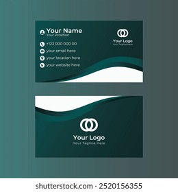 retro custom business card design