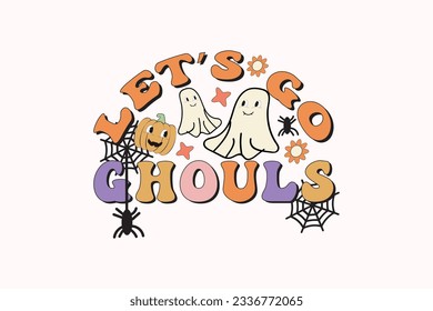 Retro Cute Halloween EPS Design