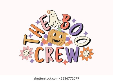 Retro Cute Halloween EPS Design