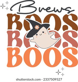 Retro Cute Halloween Sublimation Design Bundle