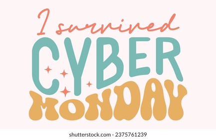 Retro , Cyber Monday , EPS Bundle, Single design