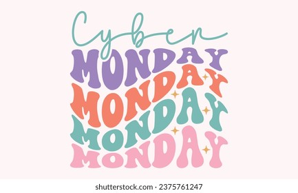 Retro , Cyber Monday , EPS Bundle, Single design