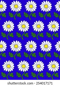 Retro daisy pattern