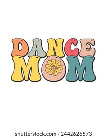 Retro Dance Camiseta Diseño Dance Mom