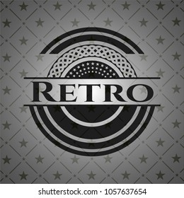 Retro dark badge