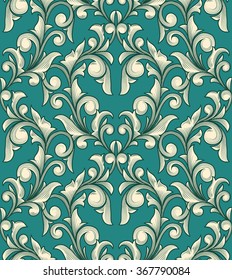 Retro decorative seamless pattern