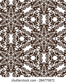 Retro decorative vector seamless pattern. Endless texture can be used for wallpaper. EPS 10