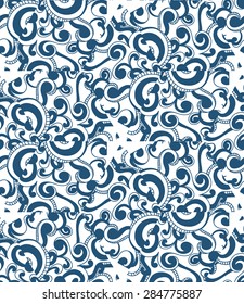 Retro decorative vector seamless pattern. Endless texture can be used for wallpaper. EPS 10
