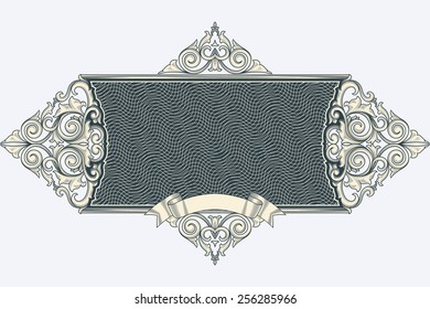 Retro decorative vintage design