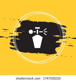 Icono De Botella De Desodorante Retro, Icono De Pulverización Perfume Ilustración De Vector Eps10