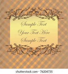 retro design with abstract striped background for text