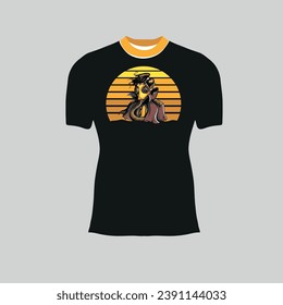 Diseño retro completo con ilustración vectorial, arte vintage y texturas coincidentes