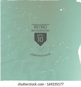 Retro design cover background.