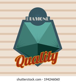 Retro design over beige background, vector illustration