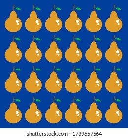 PEARS DE DISEÑO DE RETRO, EN PROFUNDOS EPS AZULES