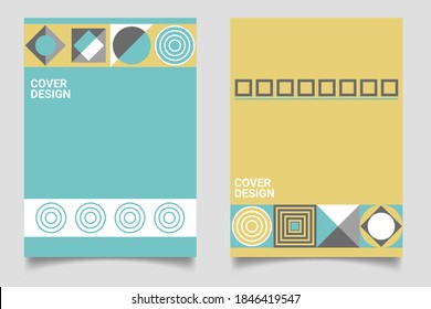 Retro Design Poster Geometric Elements