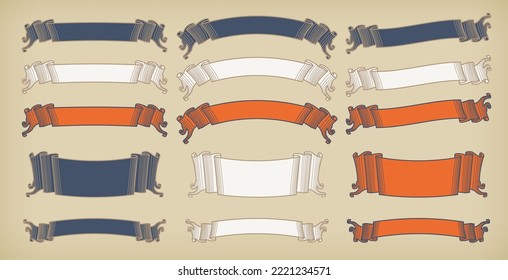 A retro design small label set.It is vector data that is easy to edit.