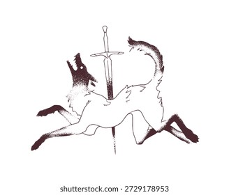 Retro design tattoo and