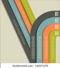Retro design template
