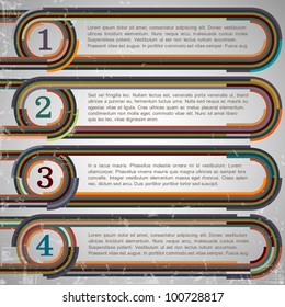 Retro design template .Vector eps10