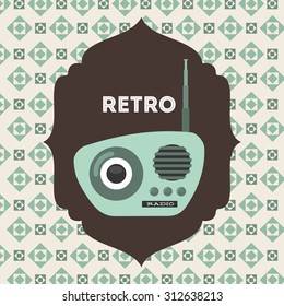 retro device design, vector illustration eps10 graphic 