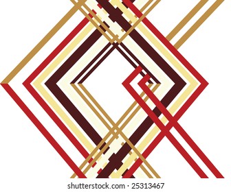 Retro Diamond Deco