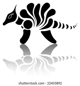 retro Dinosaur logo