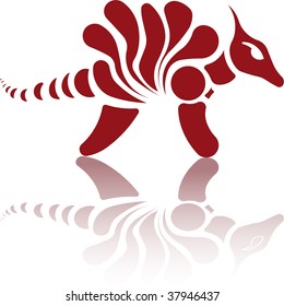 retro Dinosaur logo
