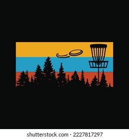 Retro Disc Golf Frolf Frisbee Vintage 70s 80s Style