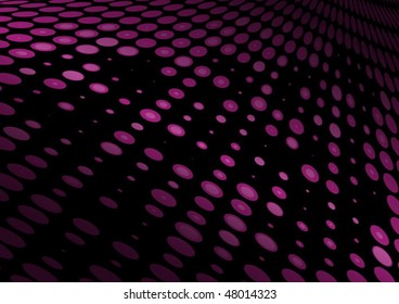 Retro disco dot floor