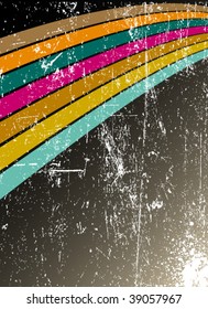 retro disco poster