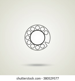 Retro disk dialer.