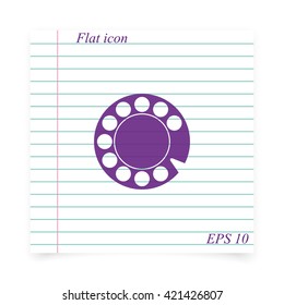 Retro disk dialer.