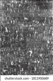 Retro distressed overlay background in black and white colors with grungy rough texture vector illustration