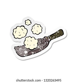 retro distressed sticker of a cartoon coal shovel