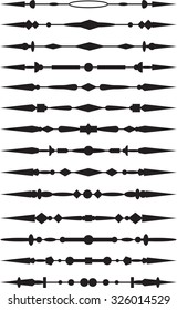 Retro Divide Art Lines is on white