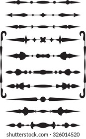 Retro Divide Lines is on white