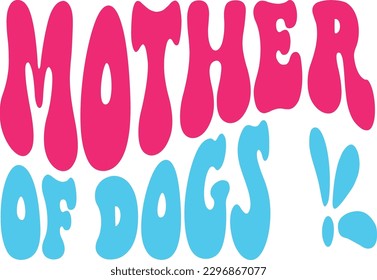 Diseño Svg de perro retro, vector