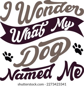 Retro Dog T-shirt Design, Vector