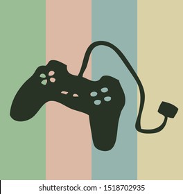 Retro Doodle Video Game Icon Vector Illustration