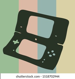 Retro Doodle Video Game Icon Vector Illustration