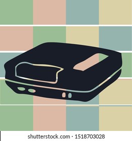 Retro Doodle Video Game Icon Vector Illustration