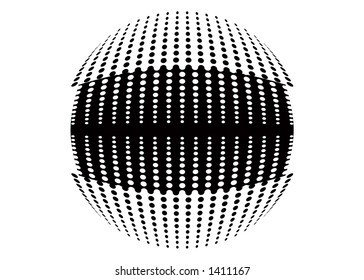 Retro dot background - vector image