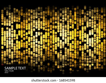 Retro dot vector design template background - Dot blur lights web design template illustration