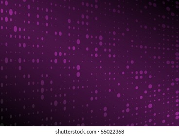 Retro doted abstract techno wall