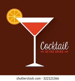 retro drinks design, vector illustration eps10 graphic 